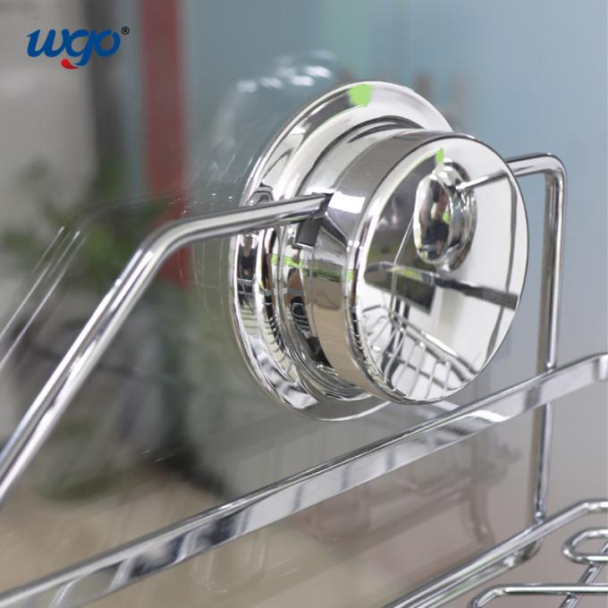 Washable Stainless Steel Rust Free Bath Corner Shelf Strongly Holding Power