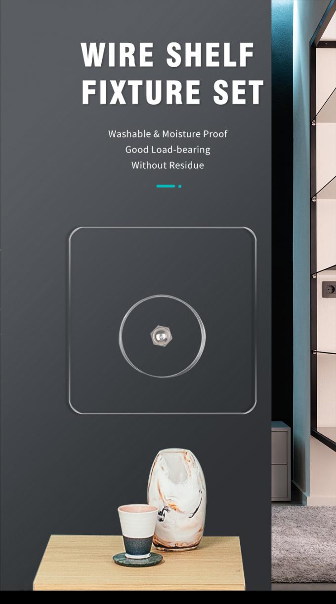 Clear Shower Caddy Stickers Bathroom Fittings And Fixtures Self Adhesive