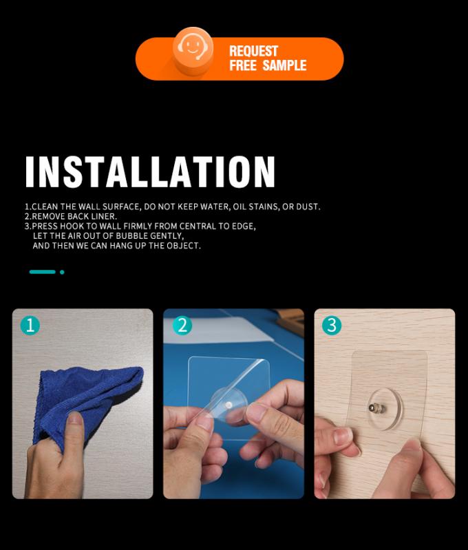 Clear Shower Caddy Stickers Bathroom Fittings And Fixtures Self Adhesive