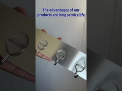 Self Adhesive Wall Mounted Hook Rail Rack For Clothes Coat Hangers
