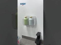 Patented Sticker Mounted Strongly Clear Bathroom fittings Shower Caddies Toothbrush Cups