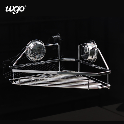 WGO Stainless Steel Rust Free Washable Bath Corner Shelf Strongly Holding Power