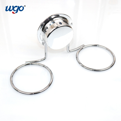 Bathroom Stainless Steel Mounted Toothbrush Holders Silver Suction Cup