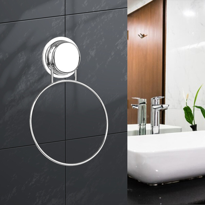 Stainless Steel Fitting Bathroom Towel Holder Suction Mounted Strongly