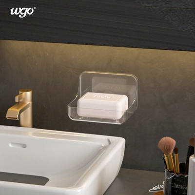 Wall Mounted 120mm Bathroom Soap Dish Holder Leachate Self Adhesive Soap Holder