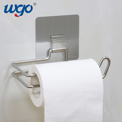 Self Adhesive Installed Paper Roll Holder Bath Accessories For Wall
