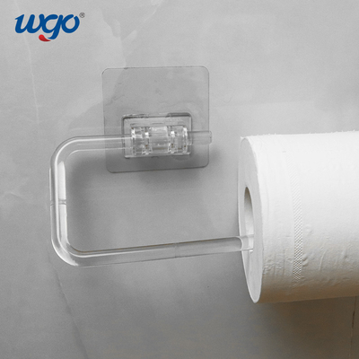 Bathroom Fitting No Install Tools Mounted Toilet Paper Roll Holder Strongly Stick on