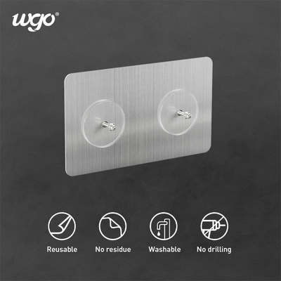 Double Nail Self Adhesive Bathroom Accessories And Fixtures No Drilling