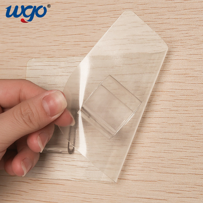 No-Drilling Needed Wire Shelf Hanger Shower CaddySelf Adhesive  Strips Bathroom Fixtures And Accessories