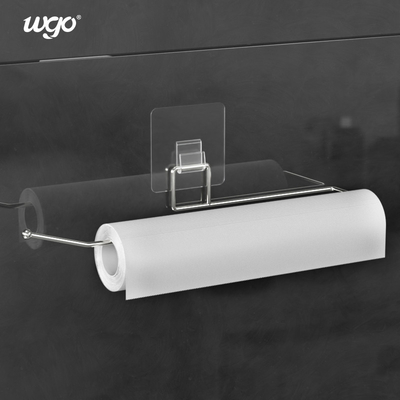 Damage Free SS201 Body Mounted Paper Towel Holder PVC Sticker Self Adhesive