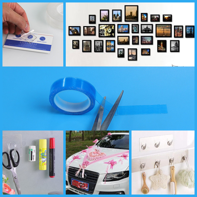 No Dirty Trace Restickable Double Sided Mounting Tape For Household Office School