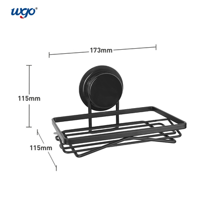 Bathroom Pendant Suction Cup Soap Holder No Drilling Stainless Steel Shelf