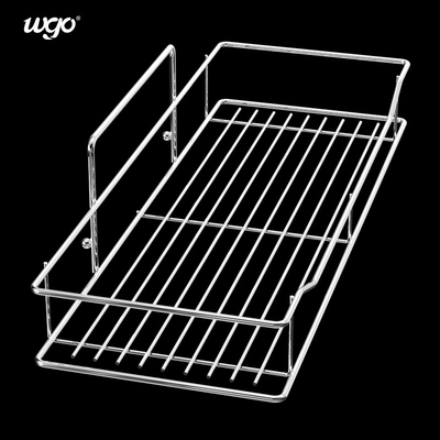 Stainless Steel Bathroom Shower Caddies Damage Free Mounting