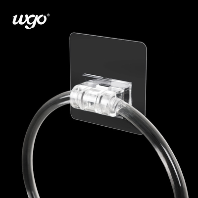 PC Material Bathroom Towel Ring Holder Adhesive ISO9001 160mm Diameter