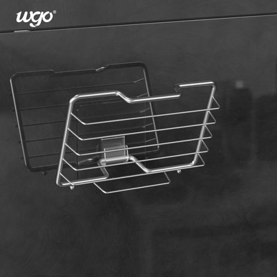 Bathroom Stainless Steel Soap Rack , No Residue Patch Bathroom Soap Dish Holder