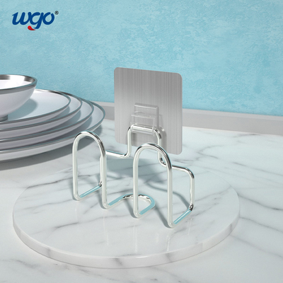 Self Adhesive Sponge Brush Bathroom Caddy Holder Damage Free ODM 100mm Wide