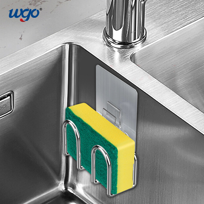 Self Adhesive Sponge Brush Bathroom Caddy Holder Damage Free ODM 100mm Wide