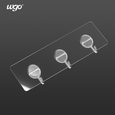 SS201 bathroom WGO 3 Hook Towel Rack 6kg Max Loading ISO9001
