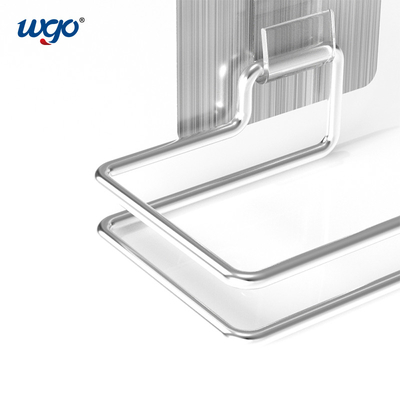 140mm Bathroom Paper Roll Holder ISO 9001 Strongly Stick Wall Mounted