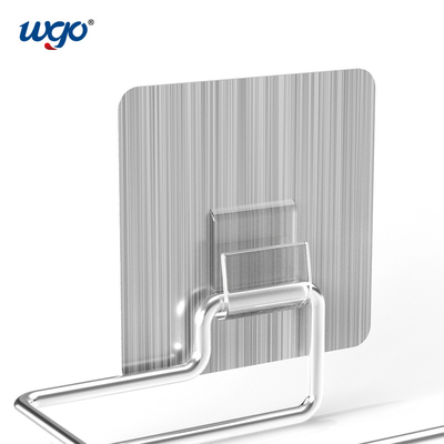 140mm Bathroom Paper Roll Holder ISO 9001 Strongly Stick Wall Mounted