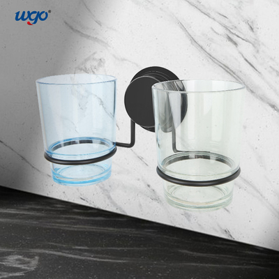 Bathroom Fittings Holders Stainless Steel Toothbrush Holders Suction Fixed Black