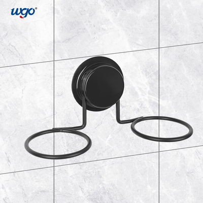 Bathroom Fittings Holders Stainless Steel Toothbrush Holders Suction Fixed Black