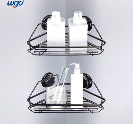 Patented Suction Mounted Corner Bathroom Caddy Waterproof Shower Shelf