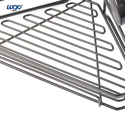 Patented Suction Mounted Corner Bathroom Caddy Waterproof Shower Shelf