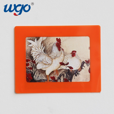 ISO9001 Restickable Wall Mounted Photo Frames 2.5x3.5 Inch Size Customized