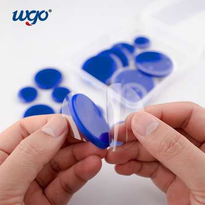 WGO Removable Self Adhesive Furniture Pads Doorknob Crash Protector Drum Silicone Gel