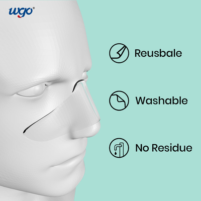 Reusable Mask Self Adhesive Pad Universal Nasal Clear Cpap Gel Nose Pads