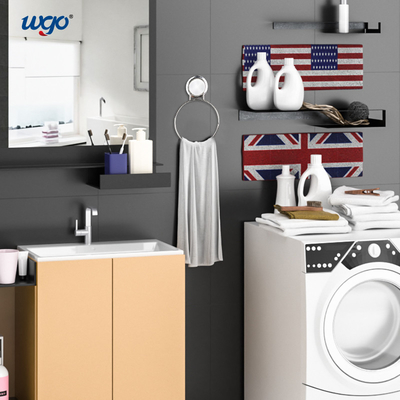 Stainless Steel Fitting Bathroom Towel Holder Suction Mounted Strongly Holding