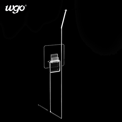 Damage Free Self Adhesive Mounted Wrapping Paper Roll Holder Clear