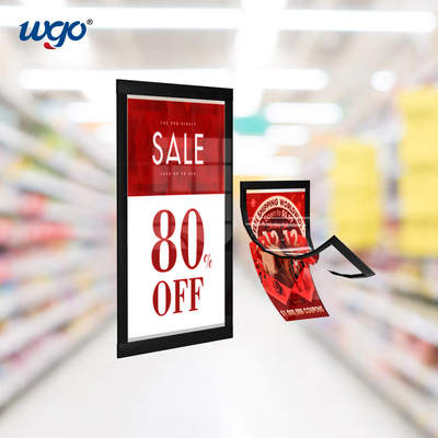 No Magnet Needed Wall Mounted Sign Holders Self Adhesive Signs Display Frame A4