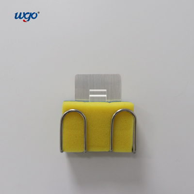 SS304 Body Wall Mounted Kitchen Rack 5kg Holding Kitchen Sponge Drain Holder