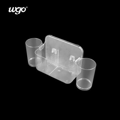32cm Wide Self Adhesive Toothbrush Holder Organizer Holders Bathroom Decor With Toothpaste Dispenser