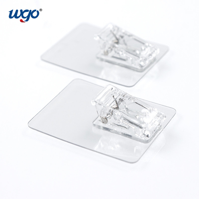 Self Adhesive Mounted Removed No Trace Leave Adhesive Clips Hook Clamp