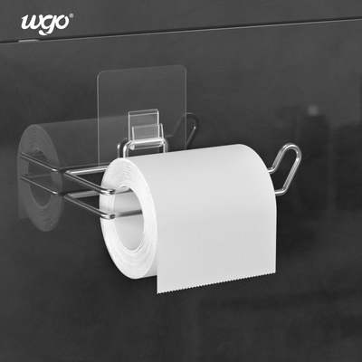 No Drilling Hole Self Adhesive Toilet Roll Holder Stainless Steel SS304 ISO9001