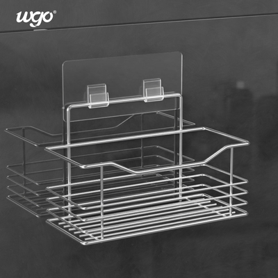 SS201 Wall Mounted Kitchen Storage Racks 10kg Loading Kitchen Wall Rack