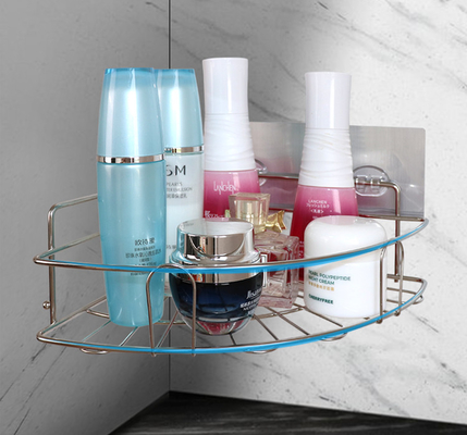 10kg Corner Shower Basket Stainless Steel SS201 Body corner shower organizer