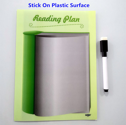 8.5x11 Inch Dry Erase Self Adhesive Whiteboard Sheets PVC WGO Tape Strips