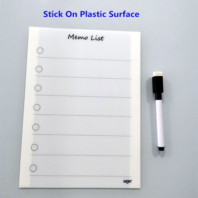 8.5x11 Inch Dry Erase Self Adhesive Whiteboard Sheets PVC WGO Tape Strips