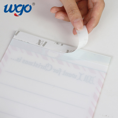 Washable A3 A4 White Sticky Dry Erase Board ISO 9001 Certified Without Residue
