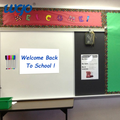 A3 A4 Dry Erase Sticky Back Whiteboard Sheets ODM OEM Without Residue
