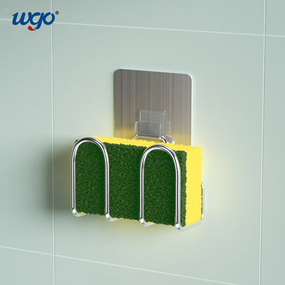 5KG Self Adhesive Bathroom Caddy Holder ISO9001 Kitchen Sink Sponge Holder