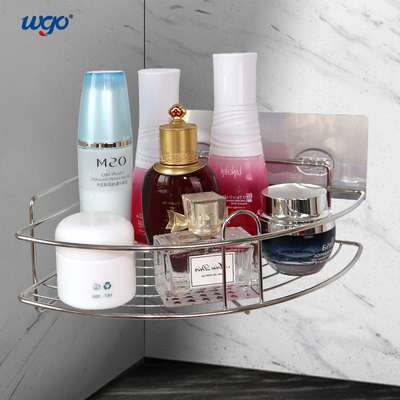 Nano WGO Corner Shower Caddy Rust Proof 10.1cm High Suction Fixed