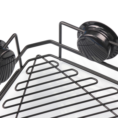 Patented 26.5cm Wide Hanging Corner Shower Shelf 10kg hanging Corner Shower Caddy
