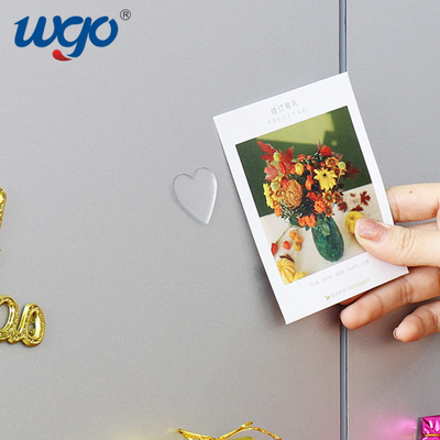 WGO Clear Adhesive Removable Sticky Dots Repositionable Without Residue Reusable Adhesive Tape