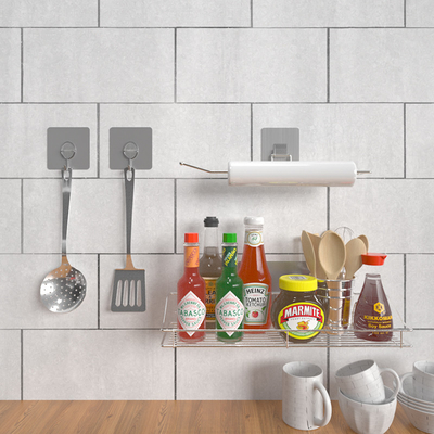 MSDS Bathroom Product Holder EXW Trade Wall Mounted Shower Caddy Damage Free