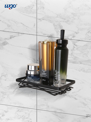 WGO 173mm Wall Hanging Soap Case Black Stainless Steel SS201